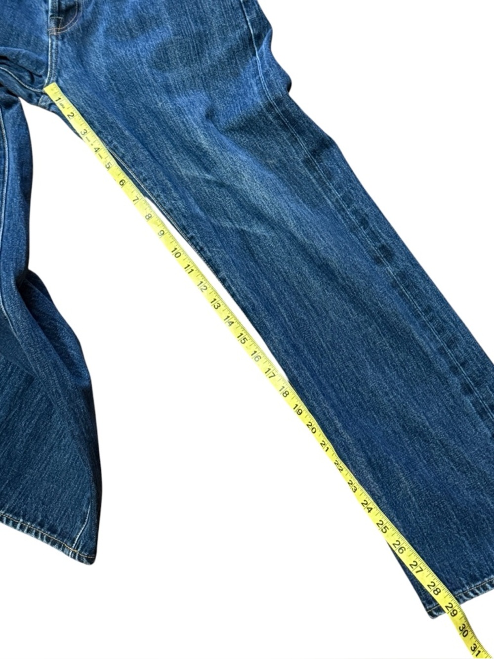 Tellason Men’s Ankara Straight Leg z Medium Wash Blue Size 31 x 29 - Picture 3 of 12